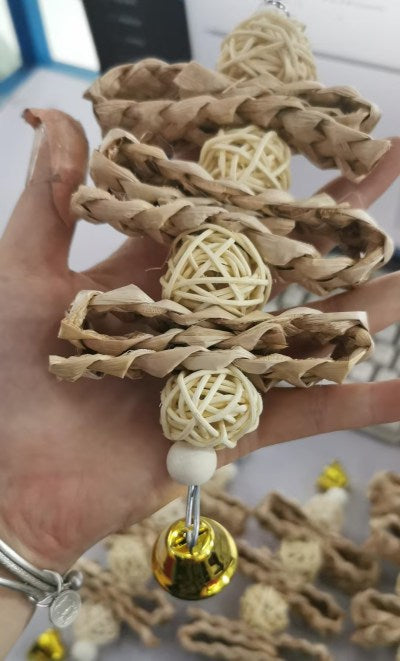 Enhancing Your Bird's Life with the Straw Woven Fruit Pet Bird Toy
